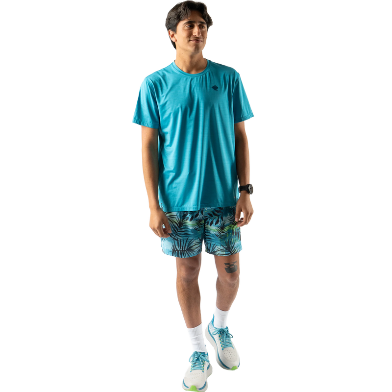 UPF Tee SS, Rabbit Men's UPF Tee SS in 405 Algiers Blue front