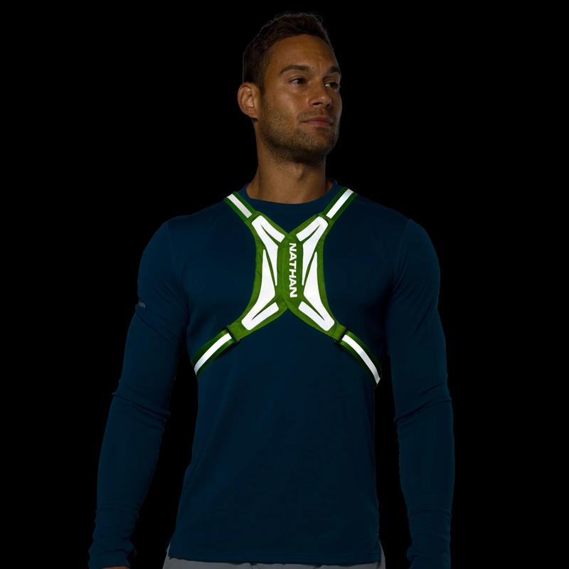 HyperNight Reflective Vest Lite, Nathan HyperNight Reflective Vest Lite reflective front