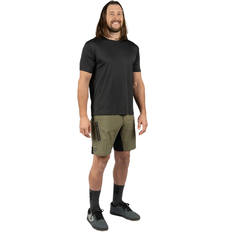 Men's Ether Short 9, Zoic Men's Ether Short 9 in Malachite on model front right