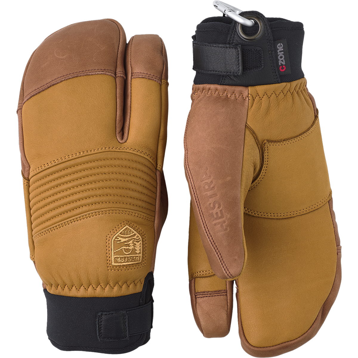 Hestra Freeride CZone 3-Finger in Cork/Brown