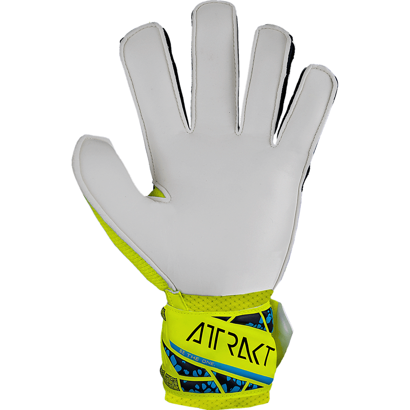 Attrakt Solid Glove, Reusch Attrakt Solid Glove in Yellow Blue palm