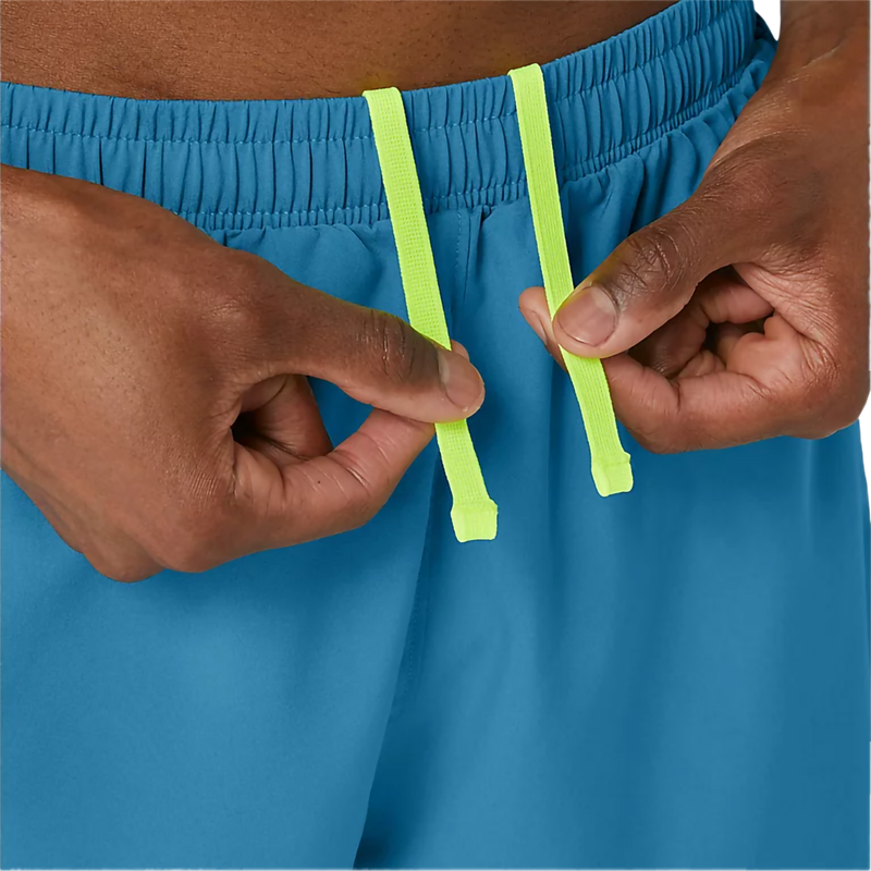 Men's PR Lyte 5" Short 2.0, Asics Men's PR Lyte 5" Short 2.0 in 436-Island Blue drawstring