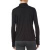 Asics Women's Silver Long Sleeve 1/2 Zip back