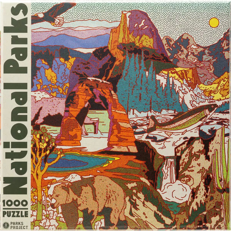 National Parks Collage 1000 Piece Puzzle, Featured Image