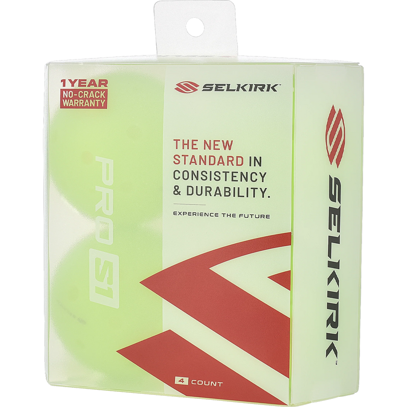 Pro S1 Ball (4 Pack), Selkirk Sport Pro S1 Ball 4 Pack side of package