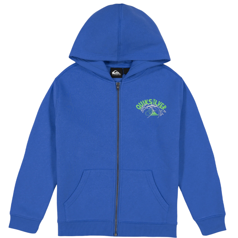 Youth Over the Wave Zip Hoodie, Quiksilver Youth Over The Wave Hoodie front
