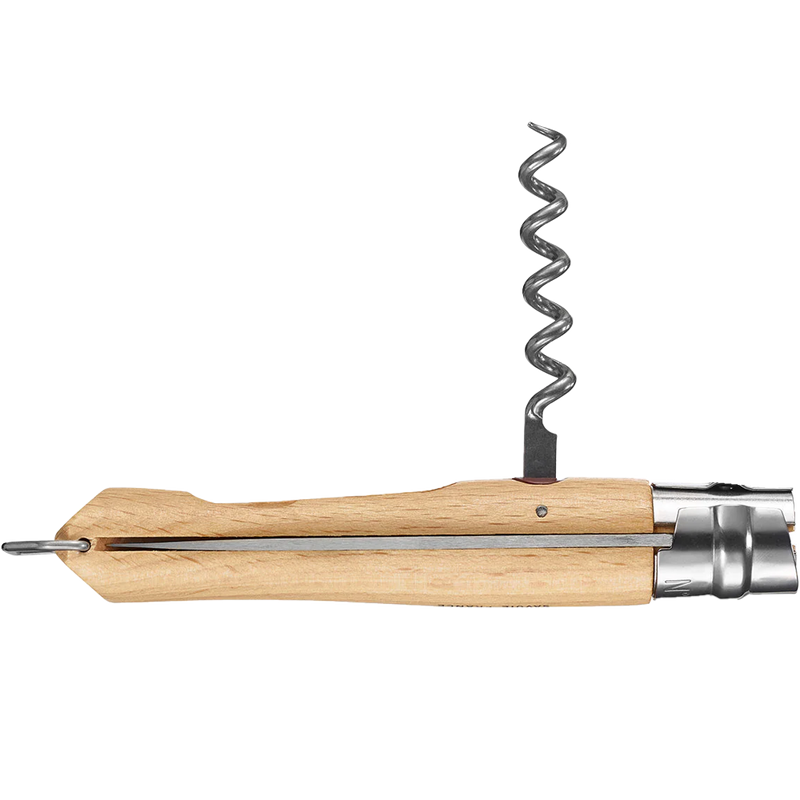 No. 10 Corkscrew Bottle Knife with Bottle Opener, Opinel No. 10 Corkscrew Bottle Knife with Bottle Opener corkscrew