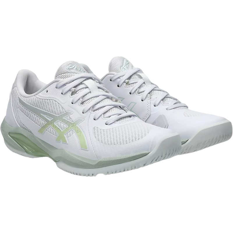 Women's Solution Swift FF 2, Asics Women's Solution Swift FF 2 in 103 White Lichen Rock pair right front