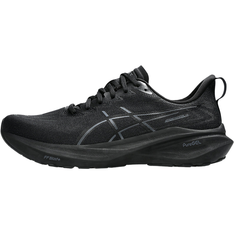GT-2000 13 Wide, Asics Men's GT-2000 13 in Black/Black left profile