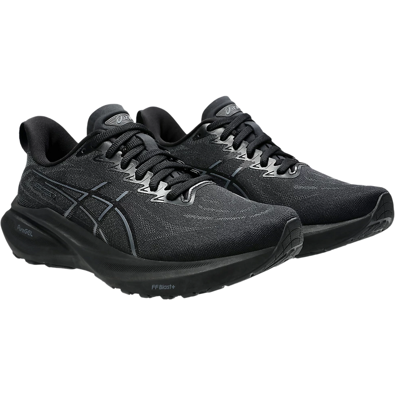 Women's GT-2000 13, Asics Women's GT-2000 13 in Black/Black pair front right