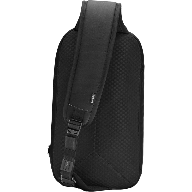 Vibe 325 Sling Pack, Pacsafe Vibe 325 Sling Pack in Black back strap