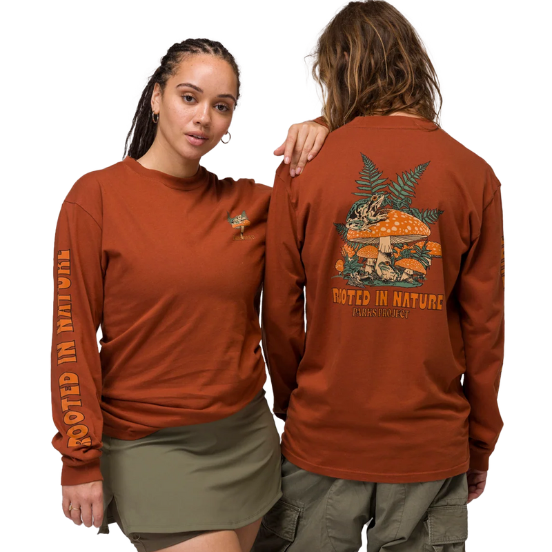 Rooted In Nature Ferns Long Sleeve, Parks Project Rooted In Nature Ferns Long Sleeve front and back
