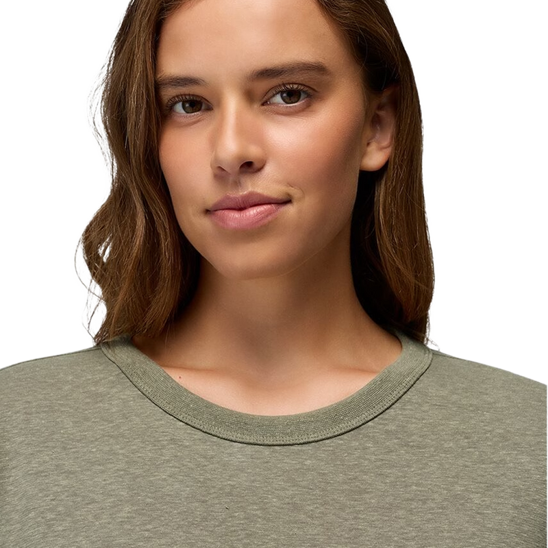 Women's Cozy Up Long Sleeve Tee, Prana Women's Cozy Up Long Sleeve Tee neck