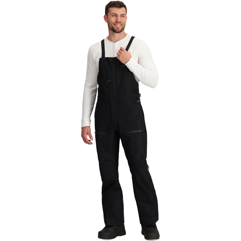 Men's Ceptor Bib, The North Face Men's Ceptor Bib in JK3-TNF Black front