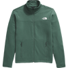 The North Face Cedar Trail Grid Fleece Full Zip in Duck Green