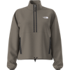 The North Face Women's Fleeski 1/4 Zip Pullover in BOW  Mocha Brown