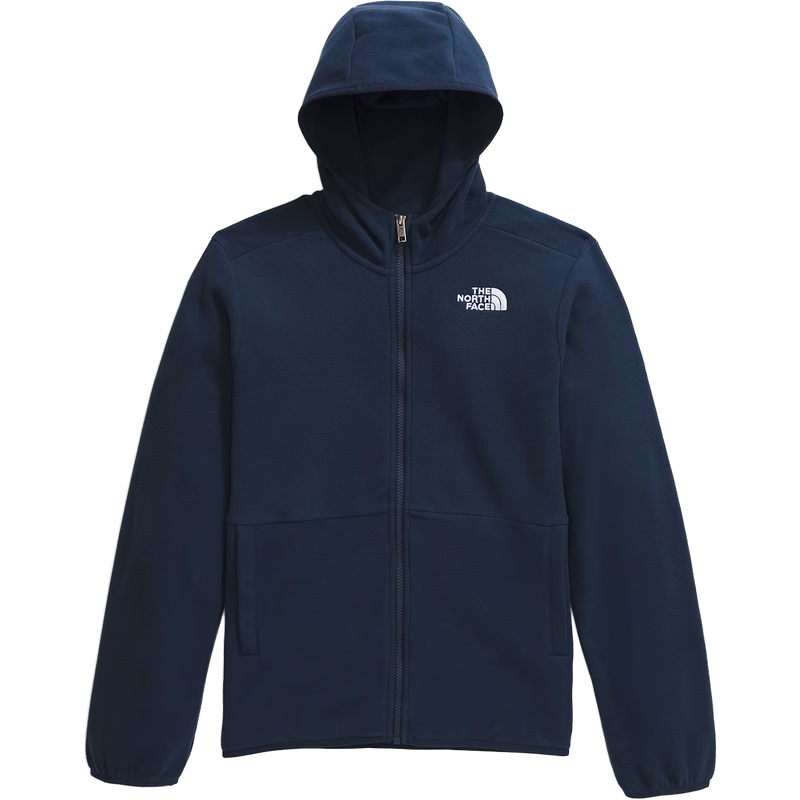 The North Face Youth Glacier Full-Zip Hooded Jacket in Summit Navy