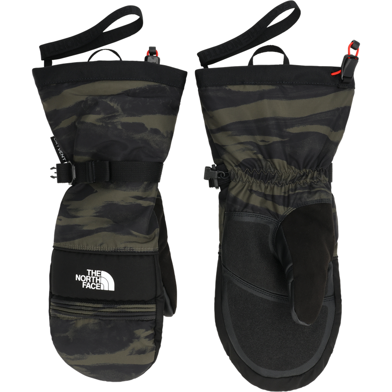 The North Face Men’s Montana Ski Mitts in D4O-New Taupe Green Edge of Light Print