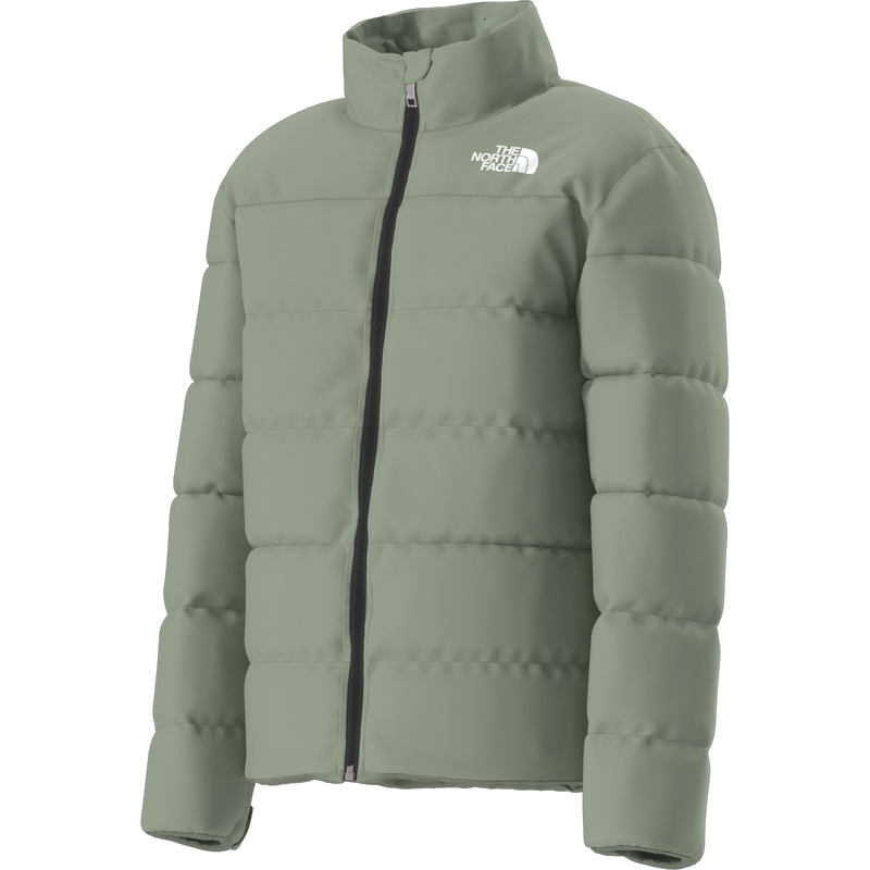 Youth Teen Freedom Triclimate, The North Face Teen Freedom Triclimate in BQ1 Slate Moss Midlayer front left