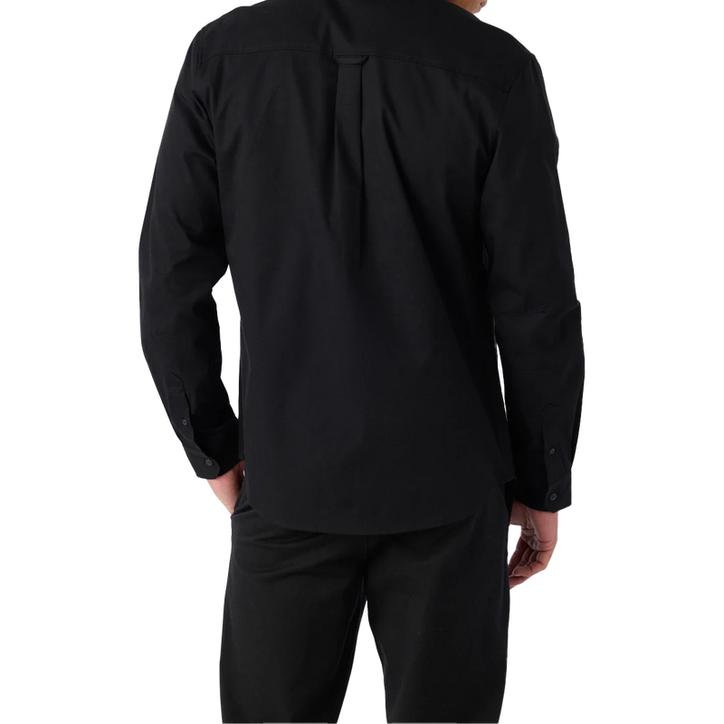 Men's TRVLR Drifter Overshirt, O'Neill Men's TRVLR Drifter Overshirt in BLK-Black on model back