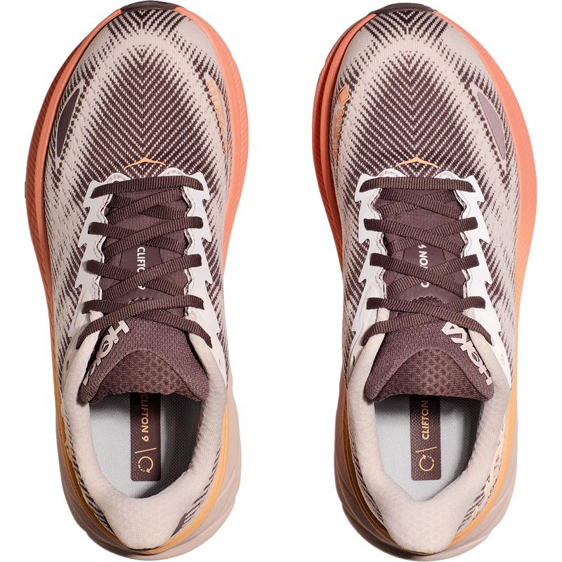 Women's Clifton 9 GTX, Hoka Women's Clifton 9 GTX top