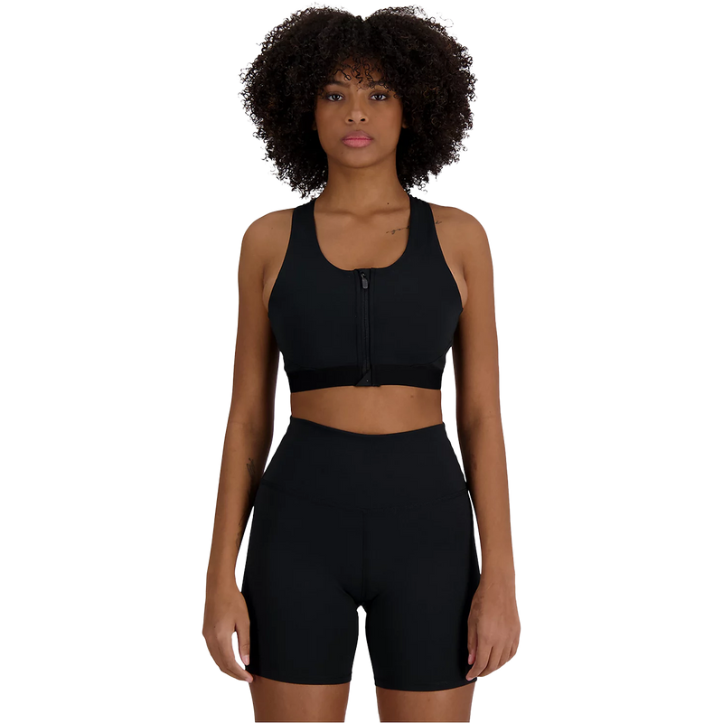 Women's NB Sleek Pocket Zip Front Bra, Featured Image