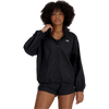 New Balance Women's Athletics Packable Jacket in Black front