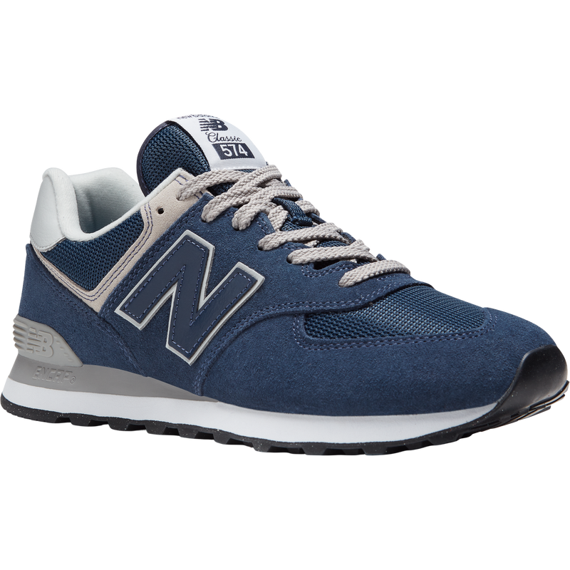 Men's NB 574 Core, New Balance Men's NB 574 Core in EVN-Navy/White right front