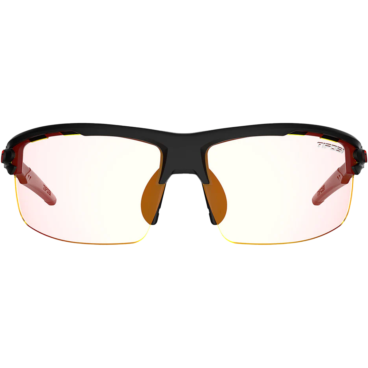 Tifosi Optics Rivet in Matte Black/Red Fototec