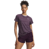 Under Armour Women's Tech Twist Short Sleeve Crew in 526 Purple Echo