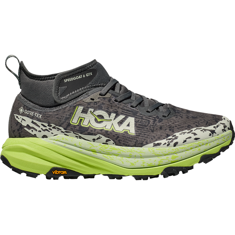 Men's Speedgoat 6 Mid GTX, Hoka Men's Speedgoat 6 Mid GTX in Outer Orbit/Lettuce