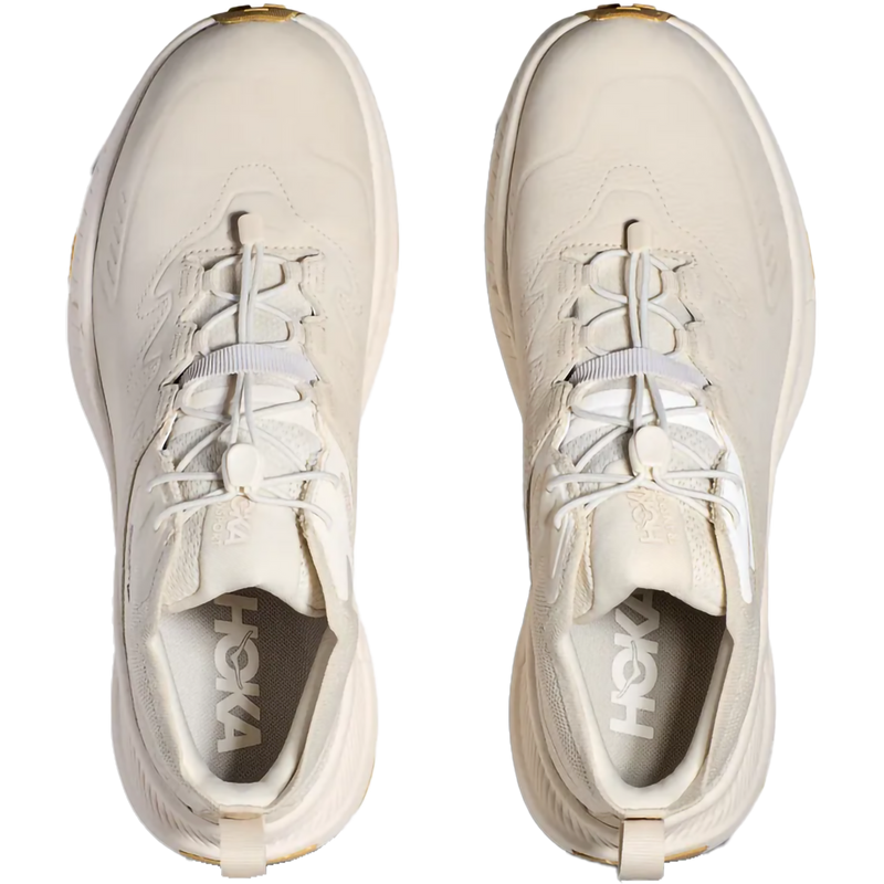 Women's Transport Chukka GTX, Hoka Women's Transport Chukka GTX in OST-Oat Milk/Alabaster pair top