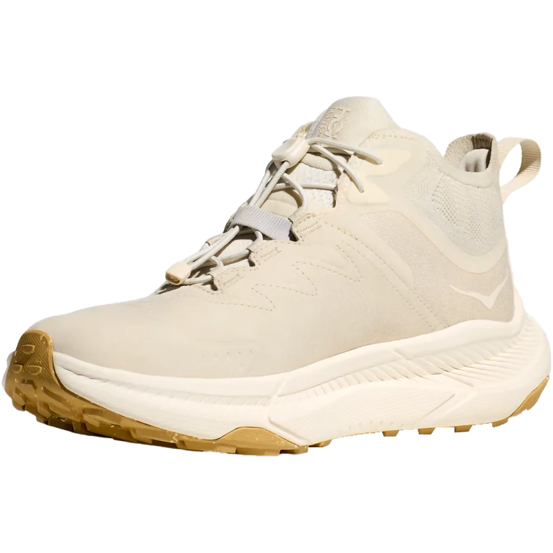 Women's Transport Chukka GTX, Hoka Women's Transport Chukka GTX in OST-Oat Milk/Alabaster front left