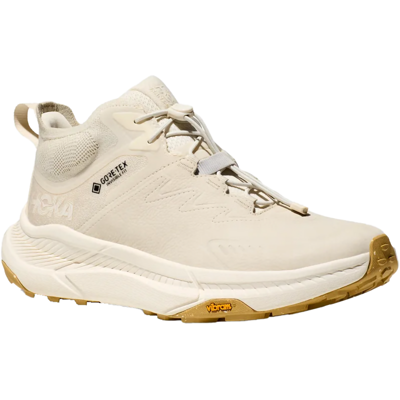 Women's Transport Chukka GTX, Hoka Women's Transport Chukka GTX in OST-Oat Milk/Alabaster front right