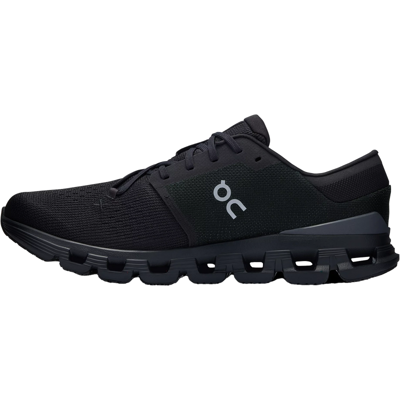 Men's Cloud X 4, On Men's Cloud X 4 in Black/Eclipse left profile