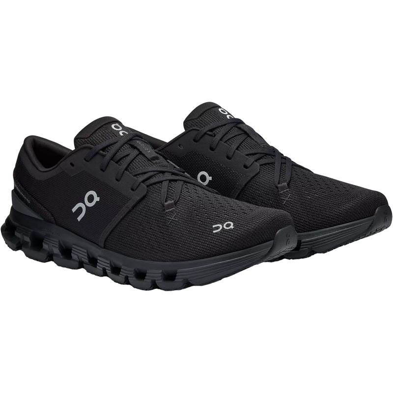 Men's Cloud X 4, On Men's Cloud X 4 in Black/Eclipse pair