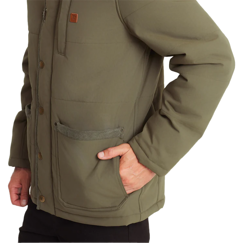 Men's Axeman Jacket, Roark Men's Axeman Jacket in Dark Military  front left pockets
