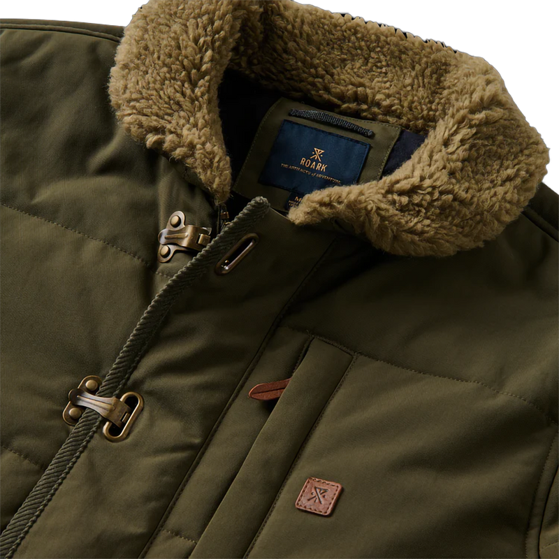 Men's Axeman Jacket, Roark Men's Axeman Jacket in Dark Military collar
