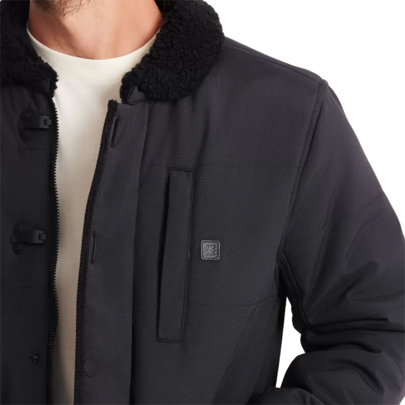 Men's Axeman Jacket, Roark Men's Axeman Jacket in DNV-Dark Navy left chest pocket