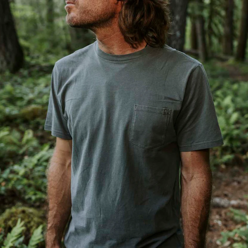Men's Made To Fade Short Sleeve Tee, Roark Men's Made To Fade Short Sleeve Tee on person