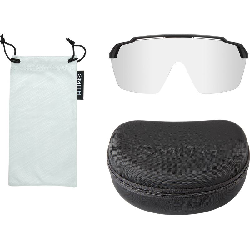 Shift MAG - Matte White/Chromapop Black, Smith Sport Optics Shift MAG - Matte White/Chromapop Black lens, case and bag