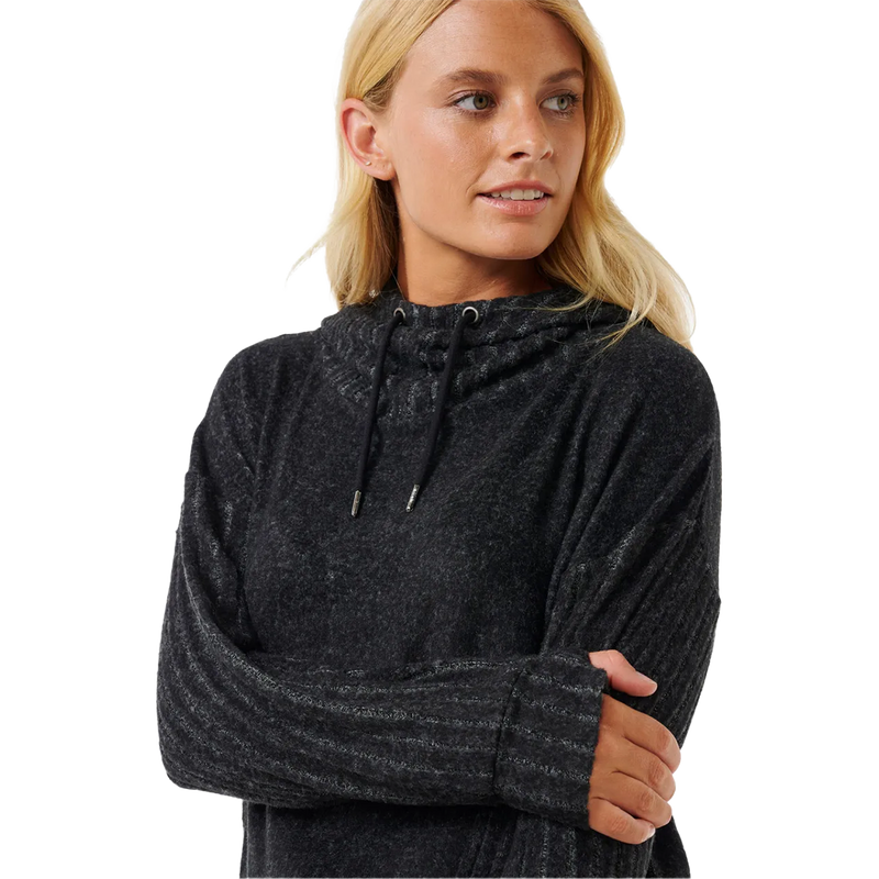 Women's Cosy Hood, Rip Curl Women's Cosy Hood in Black Marble