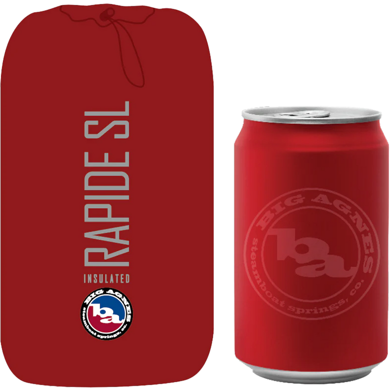 Rapide SL Insulated Regular, Big Agnes Rapide SL Insulated Wide Regular  pack size