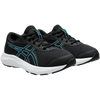 Asics Youth Contend 9 Grade School in 001-Black/Digital Aqua pair