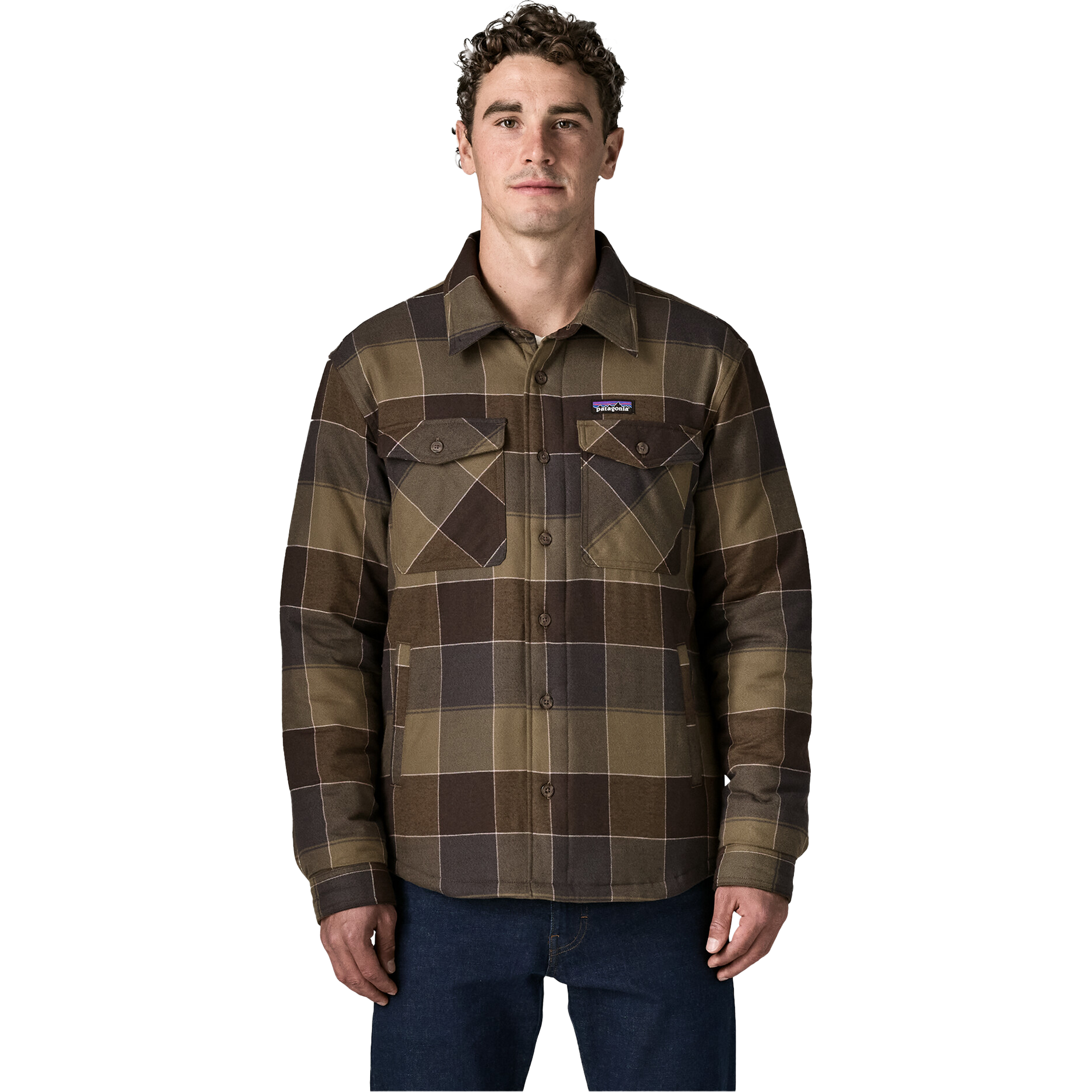 Patagonia Men's Insulated Midweight Fjord Flannel Shirt Front