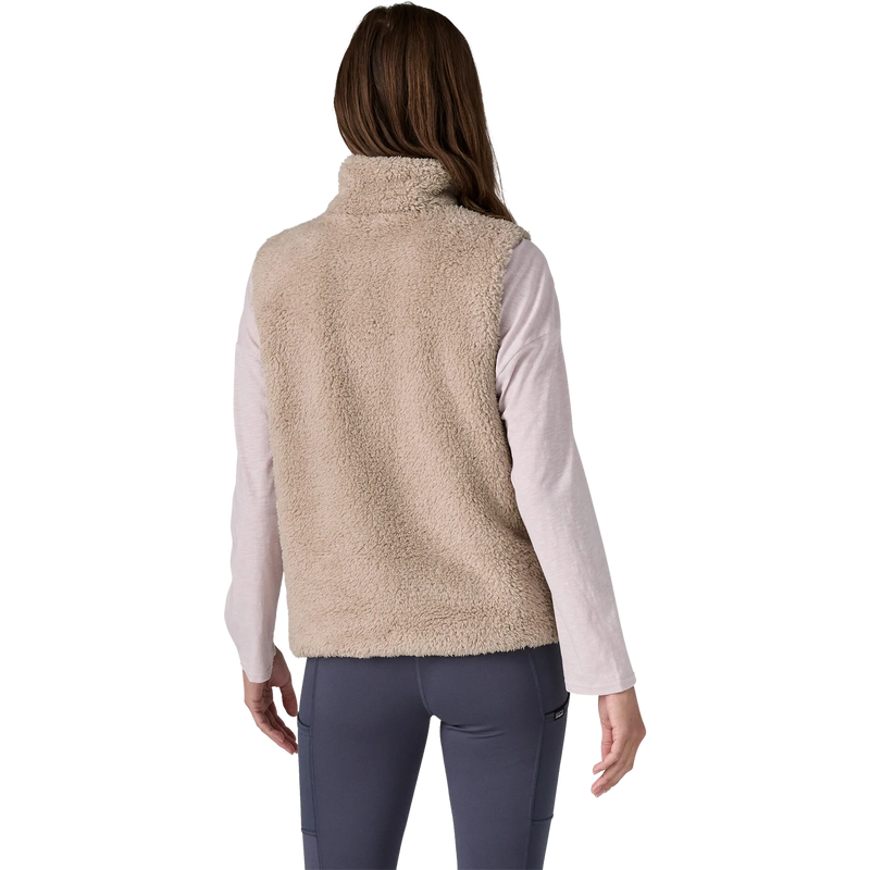 Patagonia Women's Los Gatos Vest in STPE Shroom Taupe on model back
