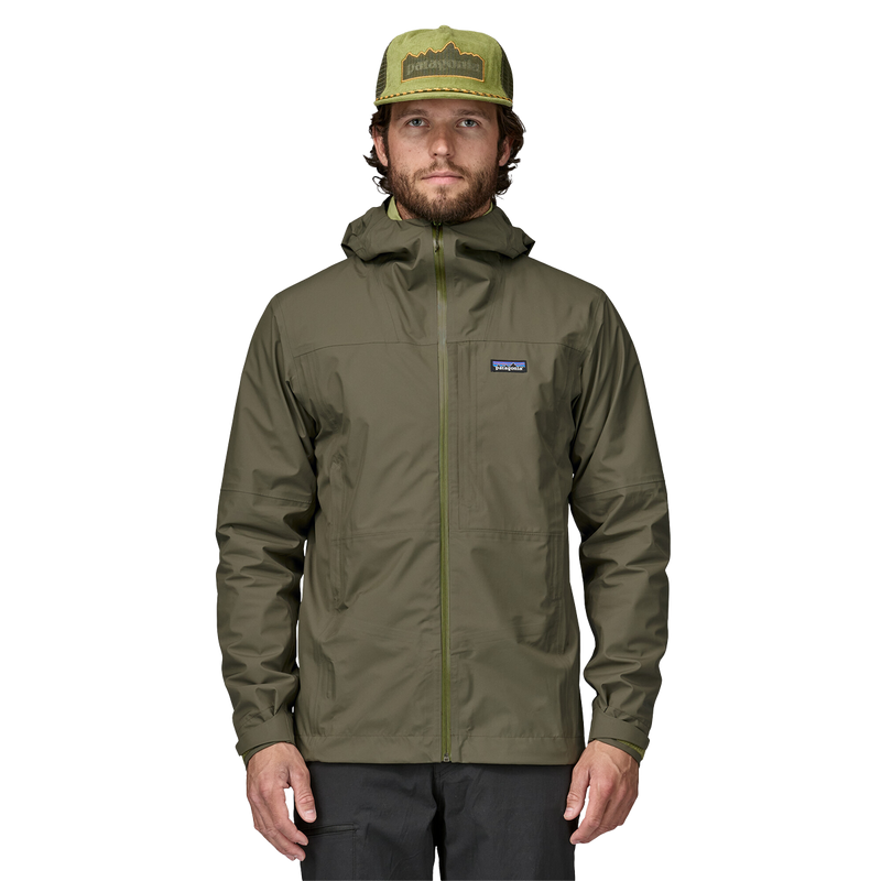Men's Boulder Fork Rain Jacket, Patagonia Boulder Fork Rain Jacket Front View