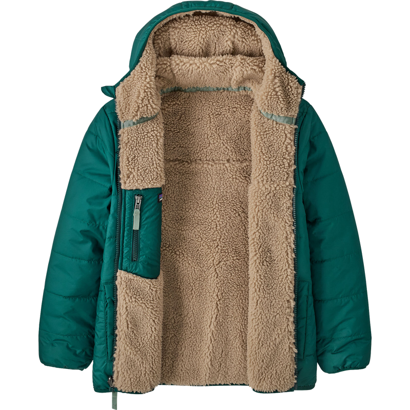 Youth Reversible Ready Freddy Hoody, Patagonia Youth Reversible Ready Freddy Hoody unzipped