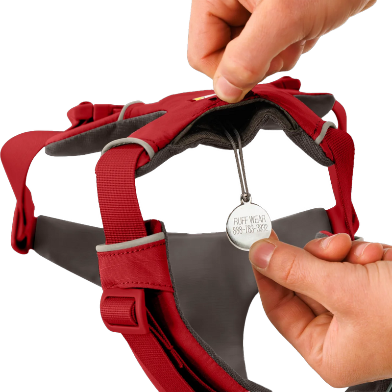 Front Range Harness, Ruffwear Front Range Harness id tag