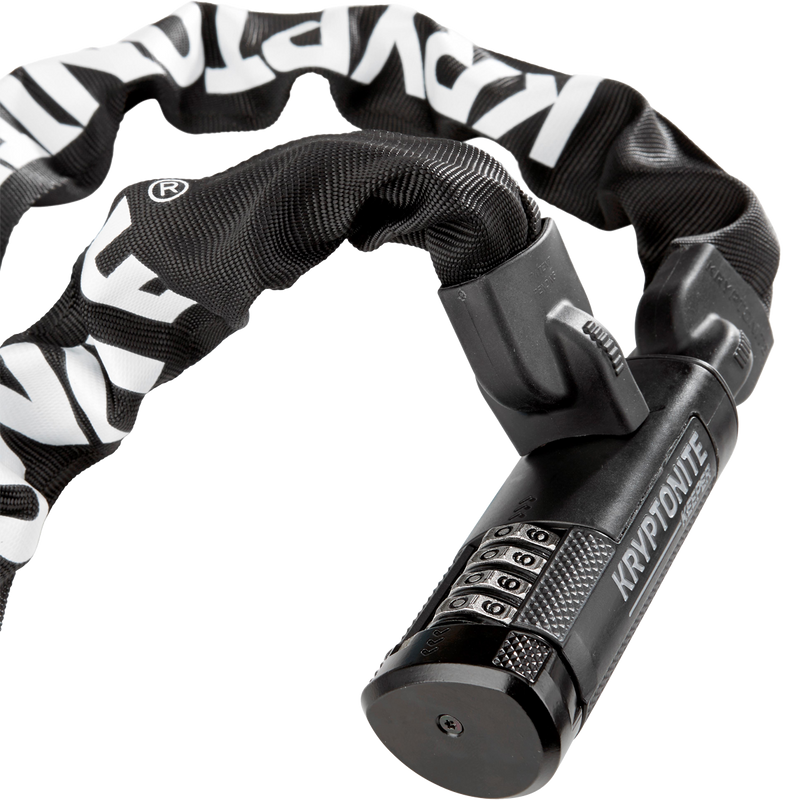 Keeper 790 Combo Chain Lock - 90cm, Kryptonite Keeper 790 Combo Chain - 90cm locked